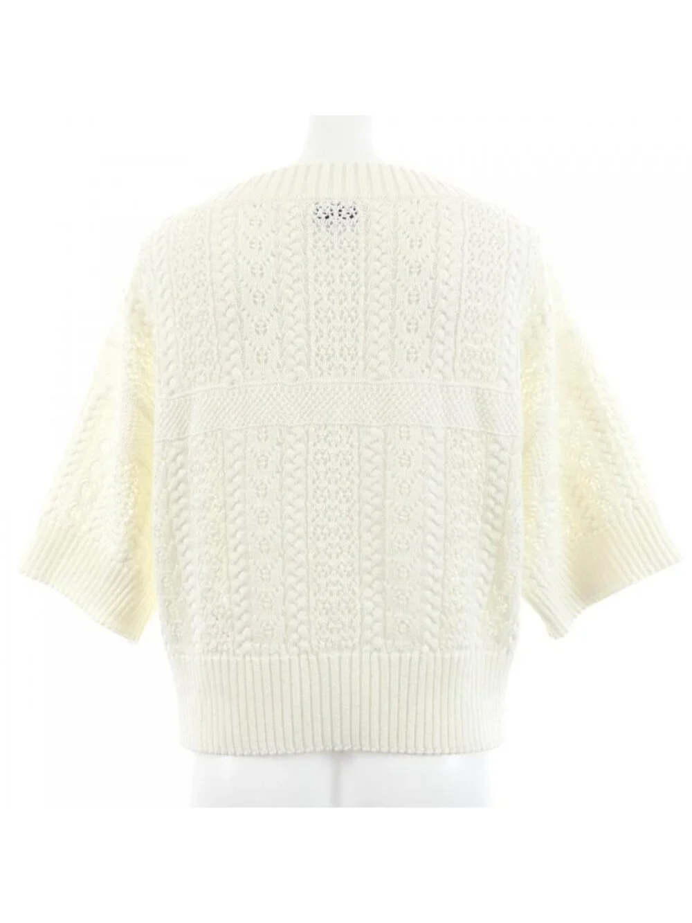 Chanel Knit Sweater White